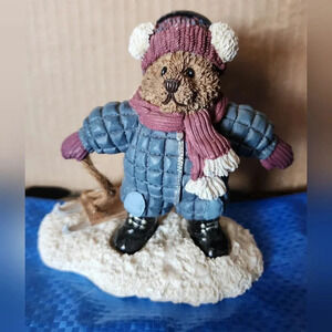 1999 Windsor Bears of Cranbury Commons Randy All Bundled Up Figurine #371/715
